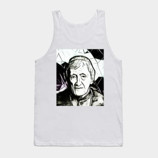 John Henry Newman Black and White Portrait | John Henry Newman Artwork 3 Tank Top